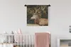 MuchoWow® Wandteppich Wandbehang Hirsche - Gras - Wald - Produktbild-Vorschau 1