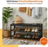 Goliving Schuhregal - Flurbank - Industriell - 80x30x45 - Produktbild-Vorschau 8