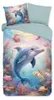 Duvet cover Good Morning 135x200 + 1* 80x80 cm - dolphin Produktbild-Vorschau 5