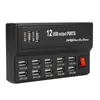 12 portov USB rozbočovač 5V 10A Napájací adaptér Nabíjacia Náhľad obrázku produktu 5