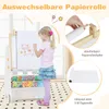 Cavalletto per bambini COSTWAY, lavagna per bambini 4 in 1 Anteprima dell’immagine prodotto 6