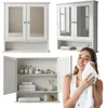 Wisząca szafka łazienkowa z lustrem LUMA, 56 x 13 x 58 cm Podgląd zdjęcia produktu 11