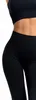 Dames sportlegging, aansluitend model, geribbeld, hoge Productafbeelding-voorbeeld 3