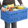 Sunware faltbare Aufbewahrungsbox 46L blau - stabile Produktbild-Vorschau 6