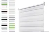 Doppelrollo 55x130 cm Weiß Duo Rollo Klemmfix ohne Bohren Produktbild-Vorschau 1