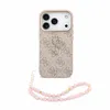 Funda para iPhone 18 Pro de Guess, de cuero sintético rosa, Vista previa de la imagen del producto 1