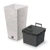 vaso da fiori 30cm FURU SQUARE ECO WOOD DFSH300W-S449W Anteprima dell’immagine prodotto 2