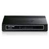 A black TP-Link 8-port gigabit desktop switch is shown against a white background. Produktbild-Vorschau