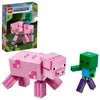 Lego Minecraft 21157 Duża Figurka Świnka Zombie Podgląd zdjęcia produktu 1