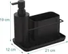 Organizer per lavello Relaxdays, con dispenser per sapone e Anteprima dell’immagine prodotto 4