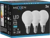 Mexen Nova 3x LED-Glühbirne E14, G45, 3W, Kalt - 6500K, 315 Produktbild-Vorschau 1