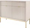 FURNLUX Sideboard Avon Beige Und Gold 104cm / Hauptfarbe: Produktbild-Vorschau 1