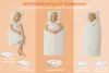 A woman sleeping under different types of duvets to illustrate their suitability for different temperatures. Produktbild-Vorschau
