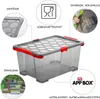 Rotho boîte de rangement 44L Evo Total Protection - boîte Voir les images du produit 3