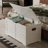 Grande Armoire En Bois Pour Rangement Blanche Boîte Pour Voir les images du produit 4