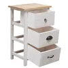 vidaXL Szafka boczna 35x25x57 cm z litego drewna paulownia Podgląd zdjęcia produktu 1