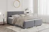 MEBLINI Boxspringbett mit Bettkasten - Gepolstert Produktbild-Vorschau 1