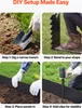 SucceBuy Bordure de pelouse, lot de 6, 1016 x 254 mm, Voir les images du produit 5