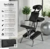 tectake® Massagestuhl klappbar 80 x 50 x 105 cm Produktbild-Vorschau 2