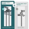 VOUNOT® 4 Ebenen Wäscheständer Turm mit Rollen 126x63x170 Produktbild-Vorschau 4