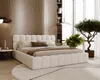 A bedroom scene with a bed, nightstand, and a plant. Produktbild-Vorschau