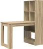 A wooden desk with a bookshelf attached. Náhled obrázku produktu