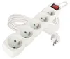 Prodlužovací kabel 7 m / 5 zásuvek / s vypínačem / bílý / PVC / 1 mm2 Náhľad obrázku produktu