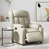 vidaXL Relaxsessel Elektrisch Creme Kunstleder Produktbild-Vorschau 2