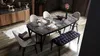 Stilvoll 8tlg.Esszimmer Set Esstisch 4x Stühle Anrichte Produktbild-Vorschau 3