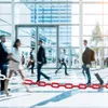 Relaxdays Absperrkette, 10 m, Kunststoff, Absperrung für Produktbild-Vorschau 3