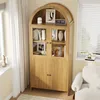 Merax Sideboard mit Glastüren, Vitrine mit Bogendecke, Produktbild-Vorschau 6