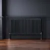 Tradiční třísloupový radiátor - 600 x 1012 mm - antracitově Náhled obrázku produktu 4