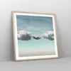 Gerahmtes Poster - Rahmen in heller Eiche - Wolken Produktbild-Vorschau 8