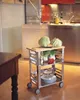 Graepel High Tech P.U.B. Kitchen Trolley aus Edelstahl mit Holzschneidebrett Graepel Hightech K00042301 Produktbild-Vorschau