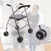 AIORBER Vylepšený rolátor so 4 kolieskami a sedadlom, Náhľad obrázku produktu 6