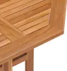 A close-up view of the corner of a wooden table. Produktbild-Vorschau