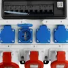 Distributore di corrente da cantiere 2x16A 32A CEE 4x230V Anteprima dell’immagine prodotto 3