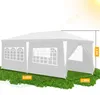 ISOISL Pavillon 3 x 6 m Weiß Partyzelt Gartenpavillon mit Produktbild-Vorschau 2