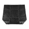 A black carbon filter for an air purifier or range hood, shown from a top-down perspective on a white background. Voir les images du produit