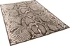 Designer Teppich Samba Beige Braun Schlangen Tiermuster, Produktbild-Vorschau 2