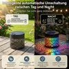 Lot de 2 lampes solaires décoratives, effet mandala, pour Voir les images du produit 4