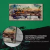 Wanduhr Leinwand Bild Uhr Geräuschlos 60x30 Malerei London Produktbild-Vorschau 5