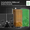 HOMCOM Odpadkový koš 2 x 20 l, systém třídění odpadu, Náhled obrázku produktu 5