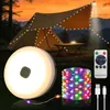 Camping Lichterkette Aufrollbar Solar,10M USB Produktbild-Vorschau 1