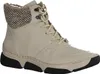 A single beige high-top sneaker boot with a black sole and a textured cuff. Anteprima dell’immagine prodotto