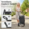 3-in-1 Einkaufstrolley klappbar mit 40L Kapazität belastbar Produktbild-Vorschau 9