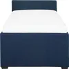 BELIANI Tagesbett Blau Stoff mit Lattenrost 90 x 200 cm Produktbild-Vorschau 7