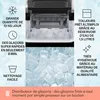 Klarstein Machine a Glacons pour la Maison, Capacité de Voir les images du produit 2