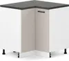 ULWEHOME | Eckunterschrank 90 x 90 cm Anthrazit, Produktbild-Vorschau 1