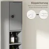 kleankin Badezimmerschrank schmal, Hochschrank mit Produktbild-Vorschau 5